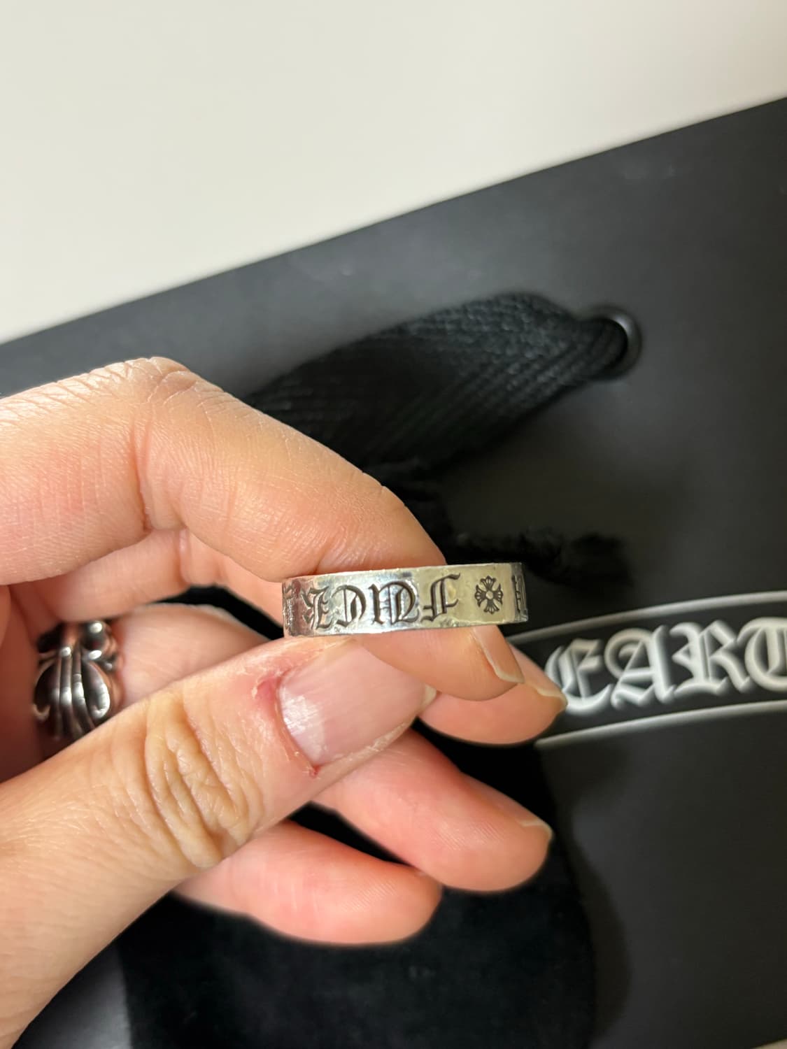 크롬하츠 퍽유링 6mm us8 상품이미지2