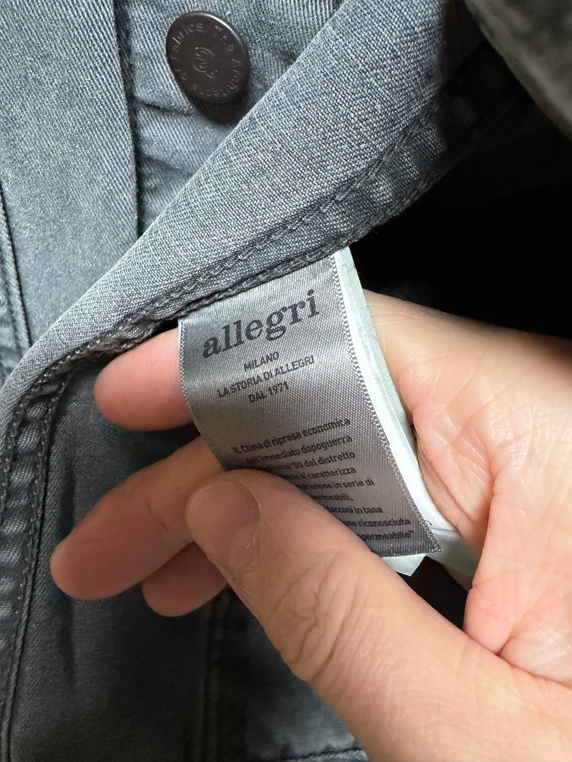 알레그리 카키 데님 트러커50 상품이미지6