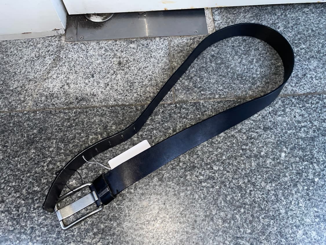 켈빈클라인 블랙레더벨트 상품이미지3