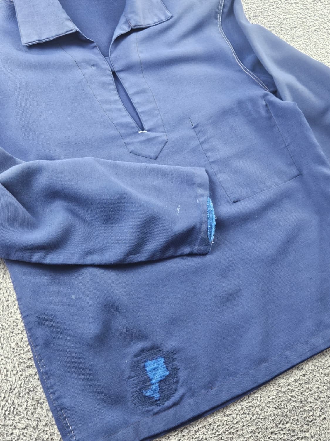 BEAU-FORT 프렌치 피셔맨 스모크 셔츠 (M추정) / 7589 상품이미지9