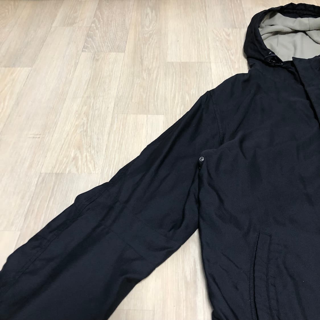 (M) 타미 힐피거 TOMMY HILFIGER 나일론 유틸리티 파카 블랙 상품이미지5