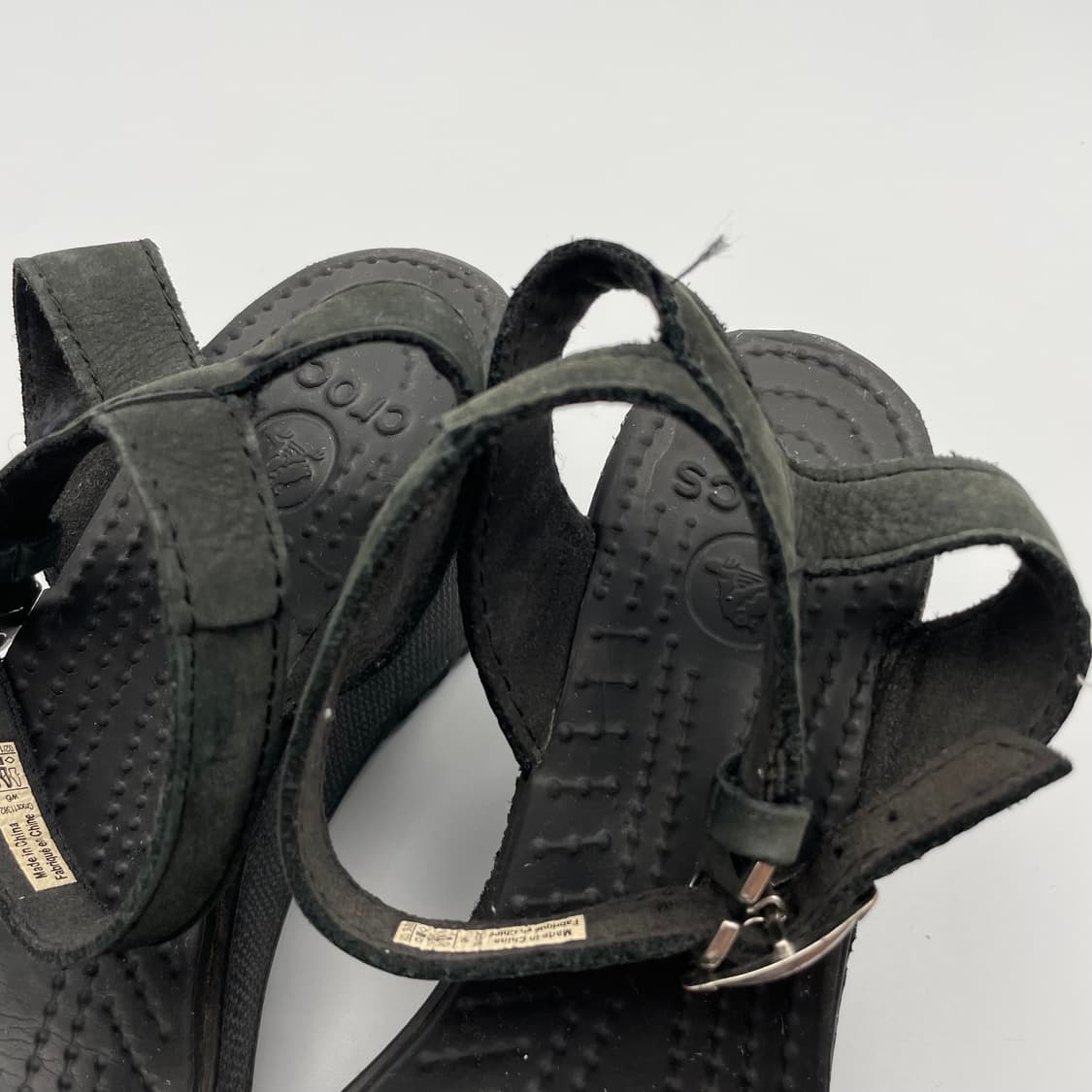 크록스 블랙 여성 샌들 슬리퍼 W6 / 230 상품이미지3