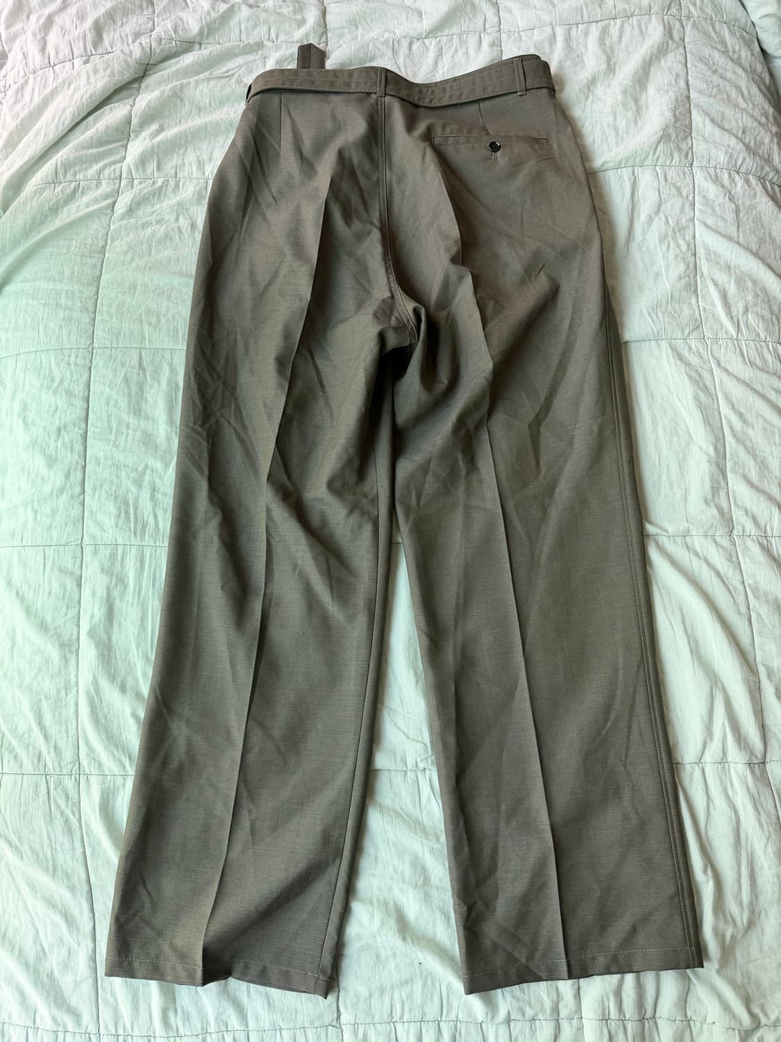 [52] 르메르 벨티드 와이드 플리츠 핀턱 팬츠 상품이미지2