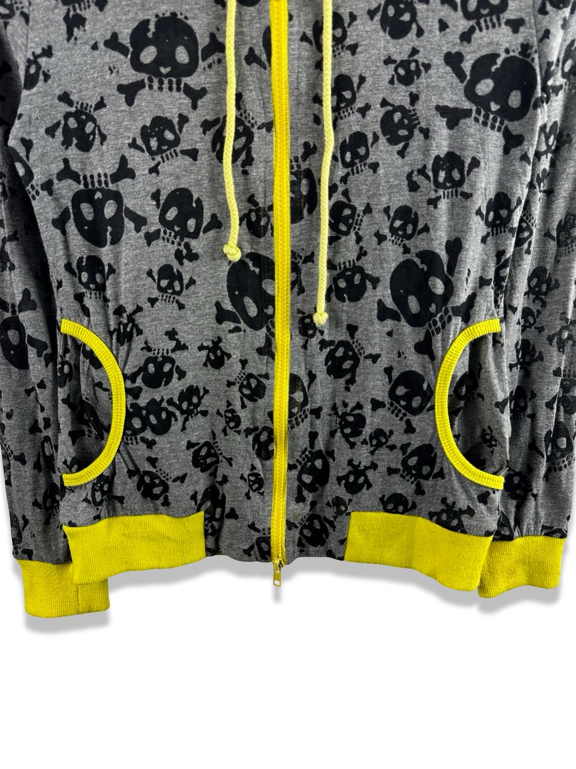 JPN 헤이세이 갸루 펑크 스컬 후드집업2376 상품이미지4