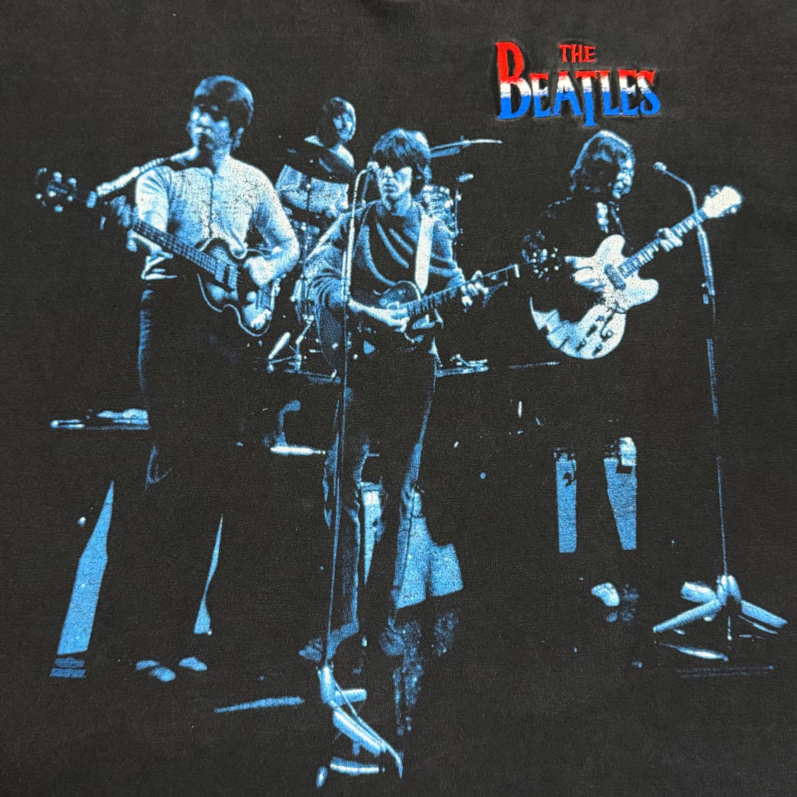 빈티지 90s Beatles 비틀즈 자수 로고 밴드티 상품이미지3