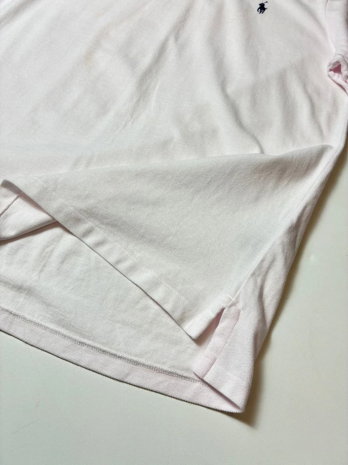 폴로 랄프로렌 라이트 핑크 반팔 카라 티셔츠 PN8690 상품이미지3