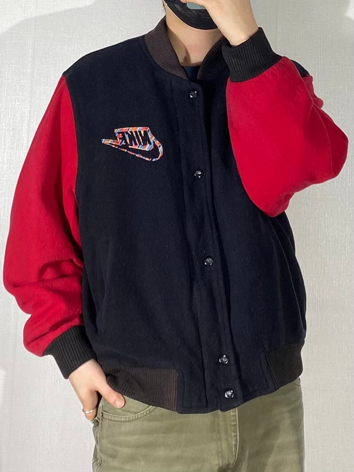 [100] 90s Nike 나이키 올드스쿨 페이디드 바시티자켓 상품이미지9