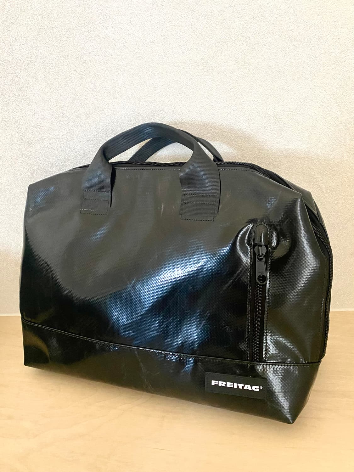 프라이탁 모스 올블랙 새상품 상품이미지9