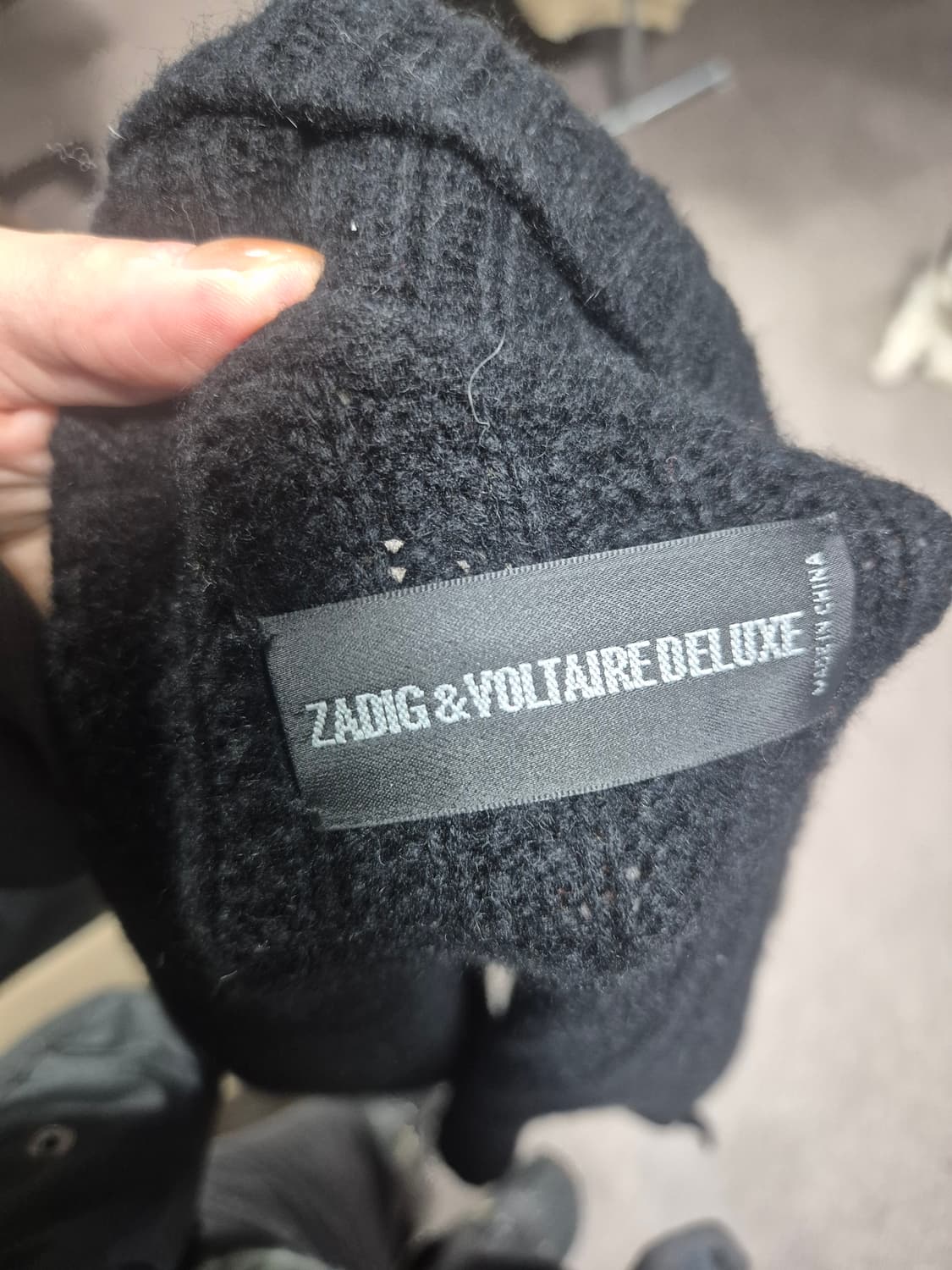 쟈딕앤볼테르 니트 가디건 지퍼 포인트 상품이미지3