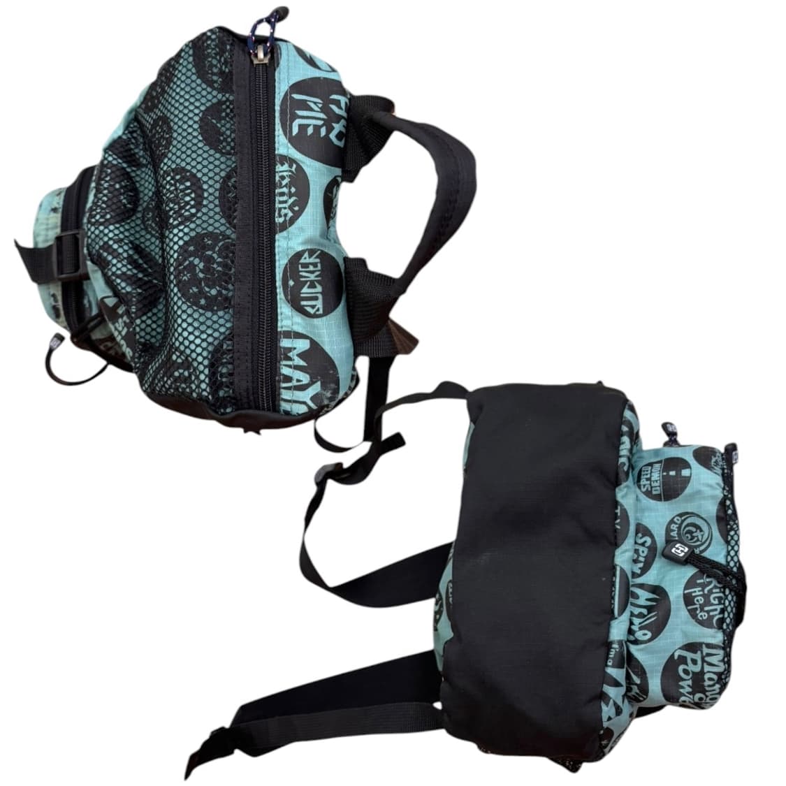 히스테릭글래머 프린티드 미니 백팩 민트 블루 상품이미지7