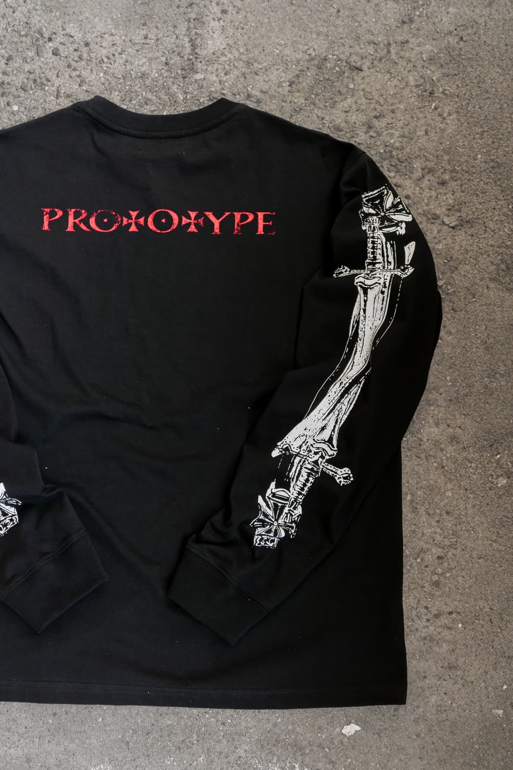 ETCE Cross Sword 크로스 소드 롱슬리브 블랙(XL,L) 상품이미지2
