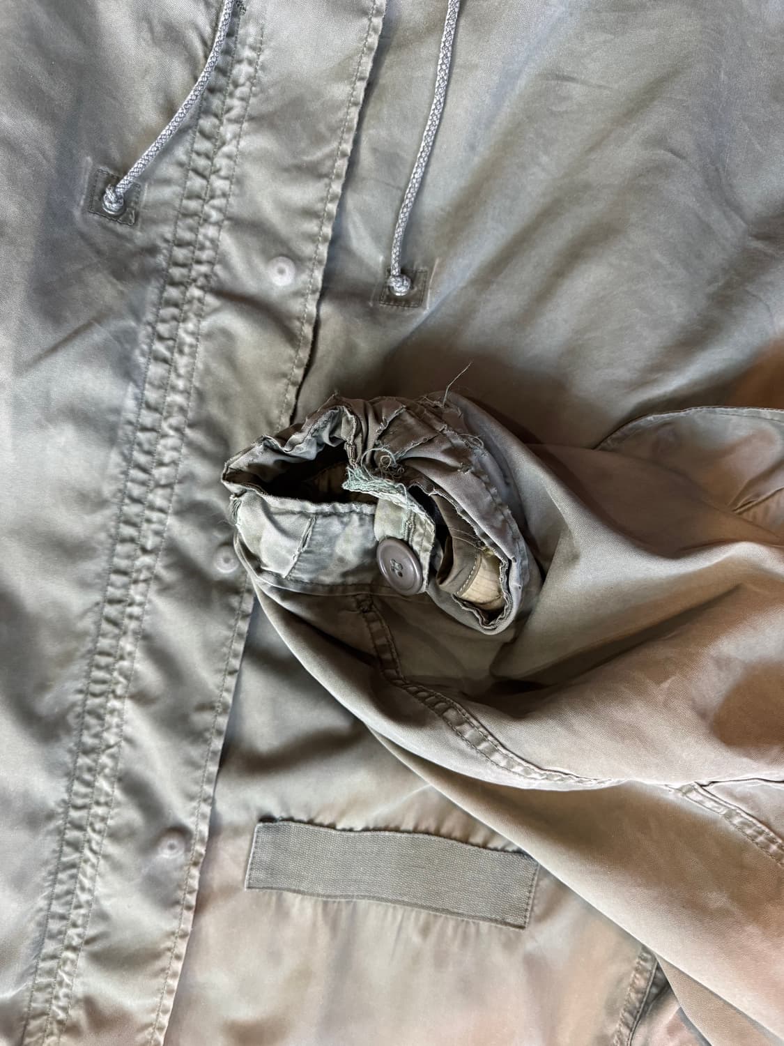 70s 미군 오리지널 야상 피쉬테일 파카 m65 S(M~XL) 527 상품이미지7