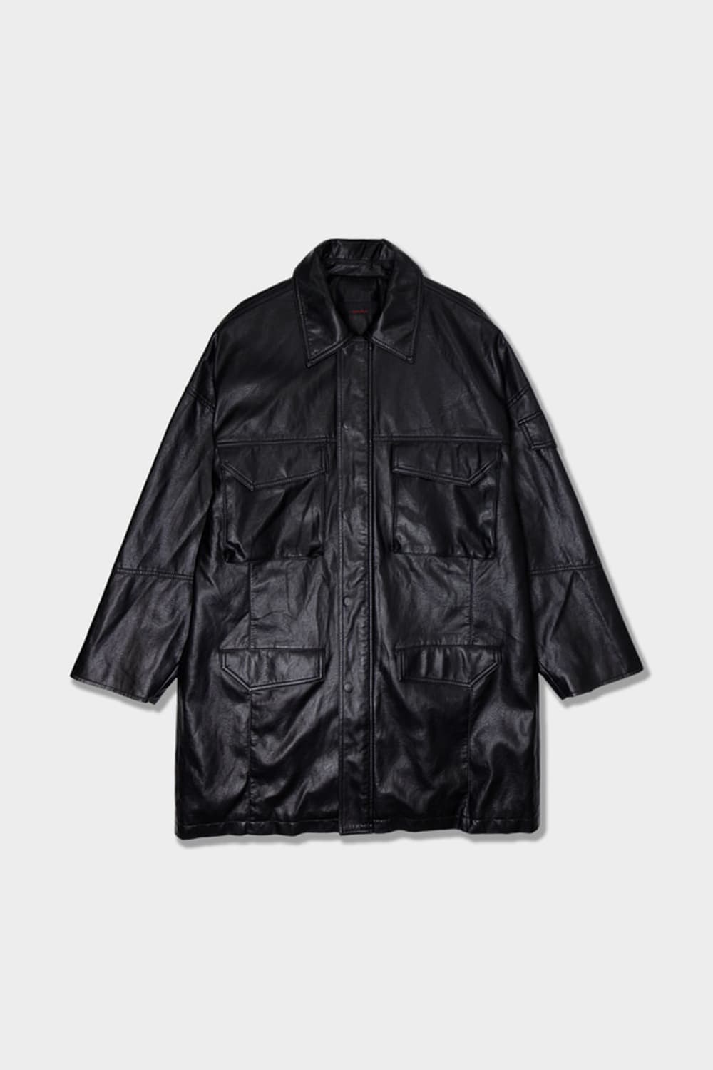 애니타임로릭 레더 필드 자켓 블랙 L 상품이미지5