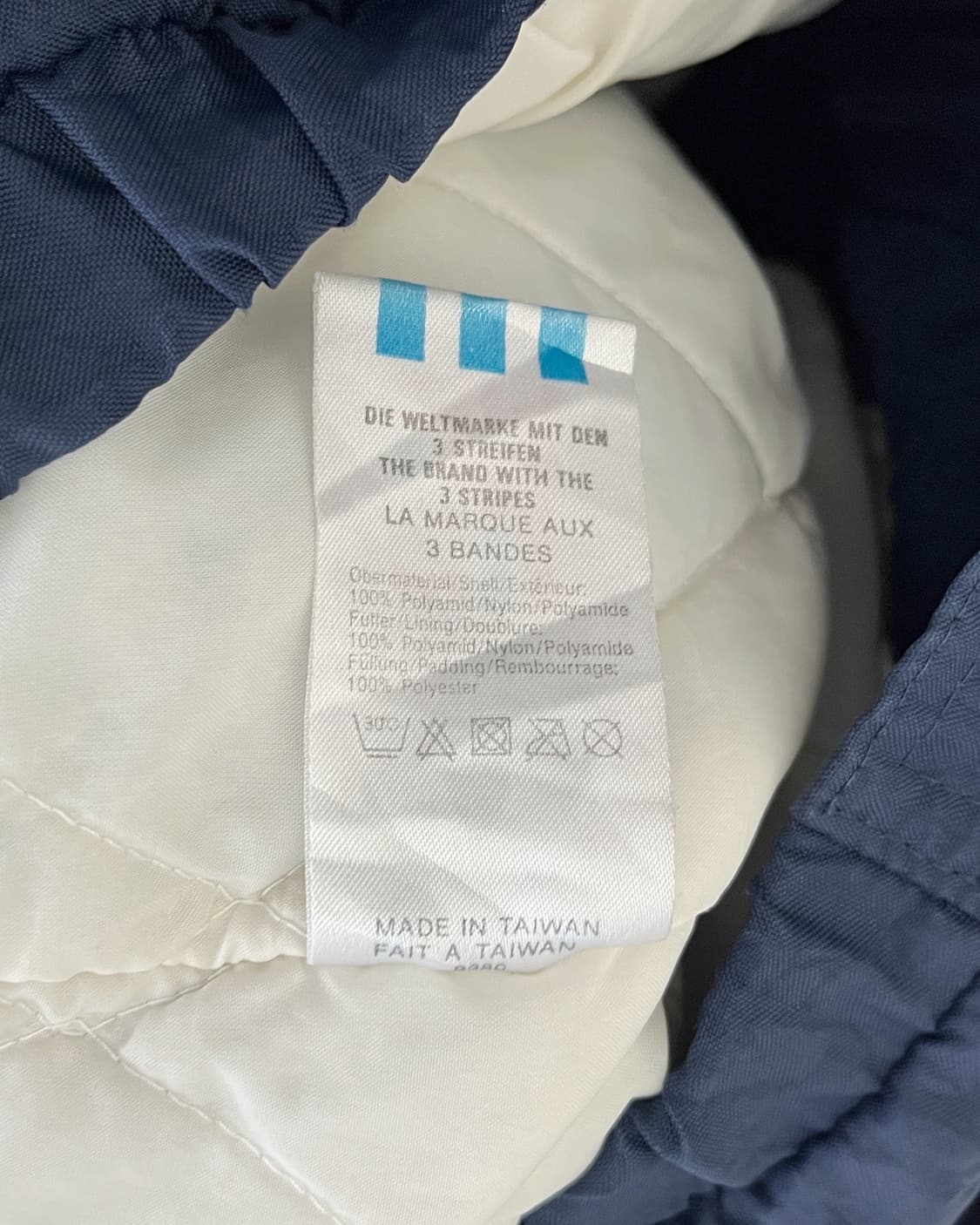 아디다스 90s 오버사이즈 네이비 퀼팅 점퍼 상품이미지9