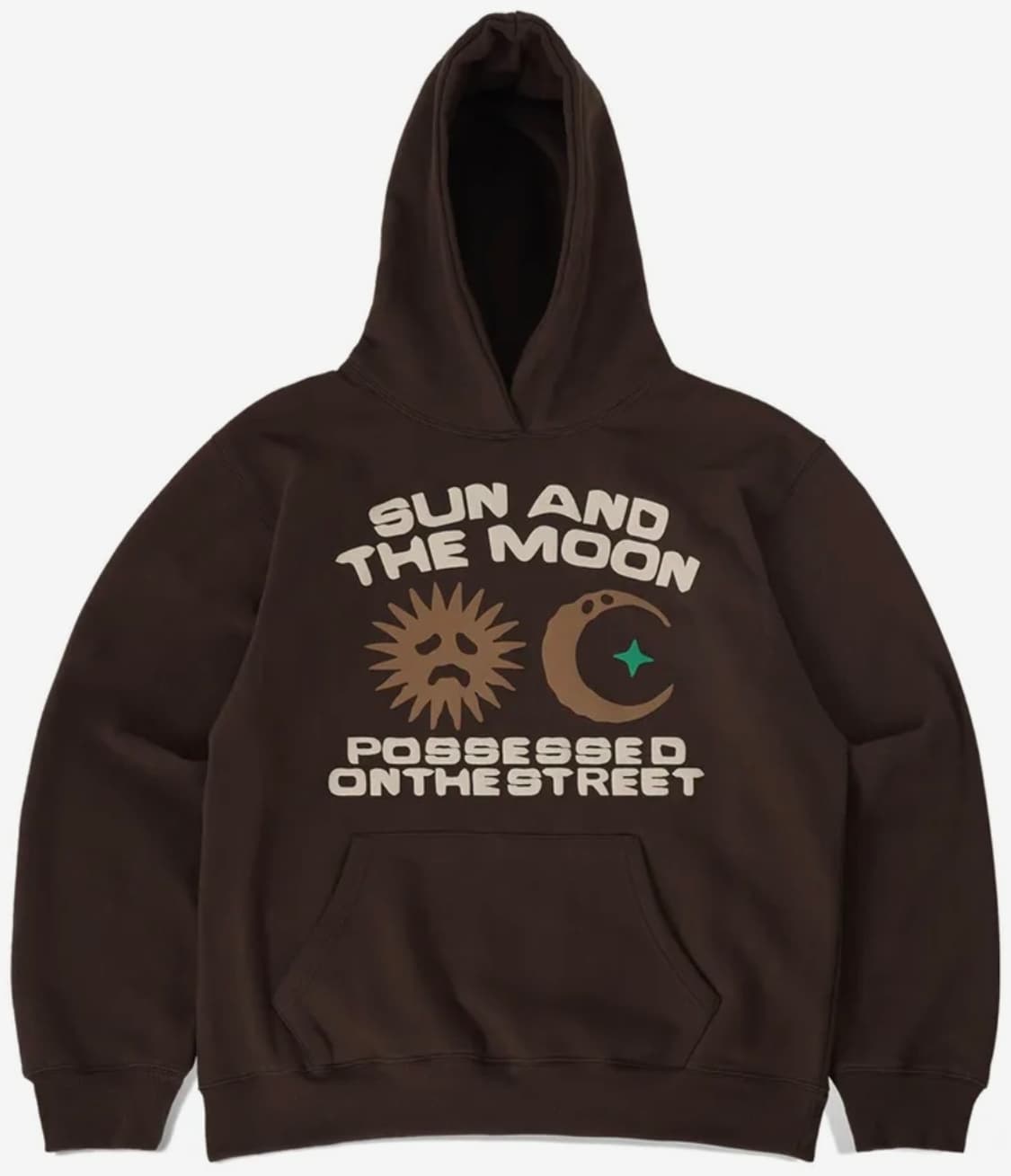 퍼츠 ALL DAY HOODIE BROWN 상품이미지2