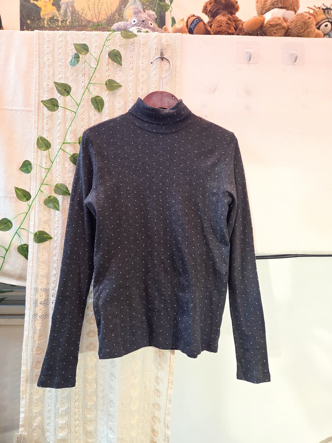 도트 목폴라 슬리브 상품이미지1