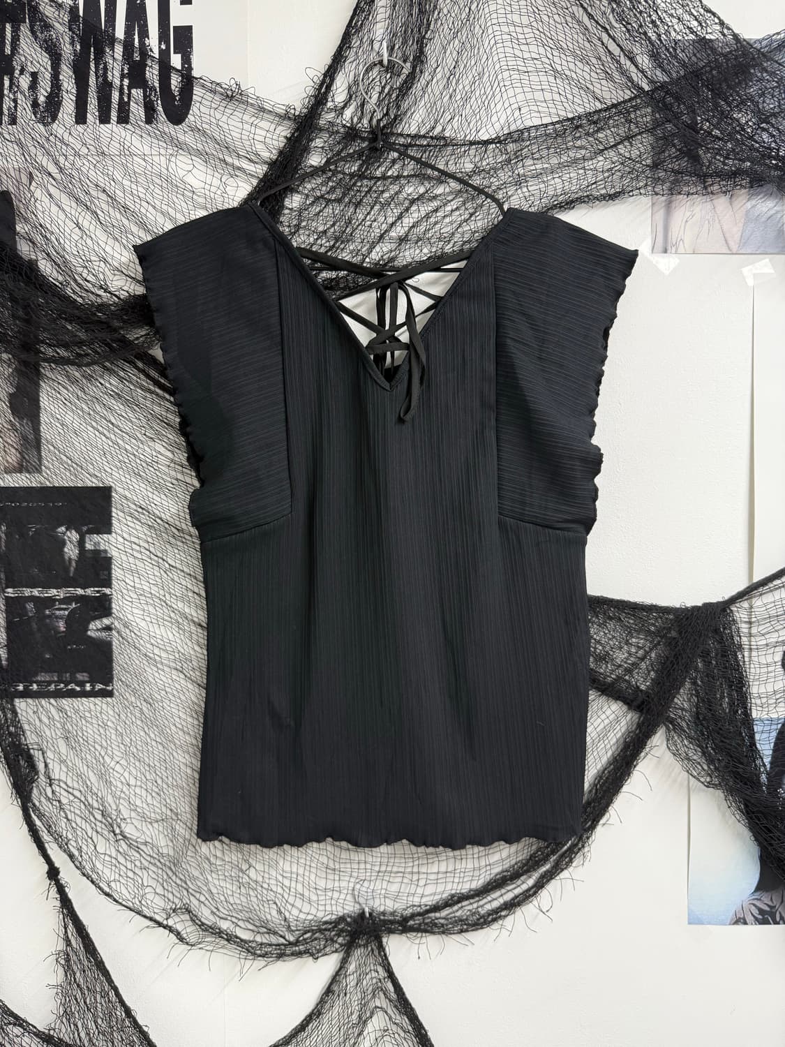 Back string detail sleeveless 상품이미지6