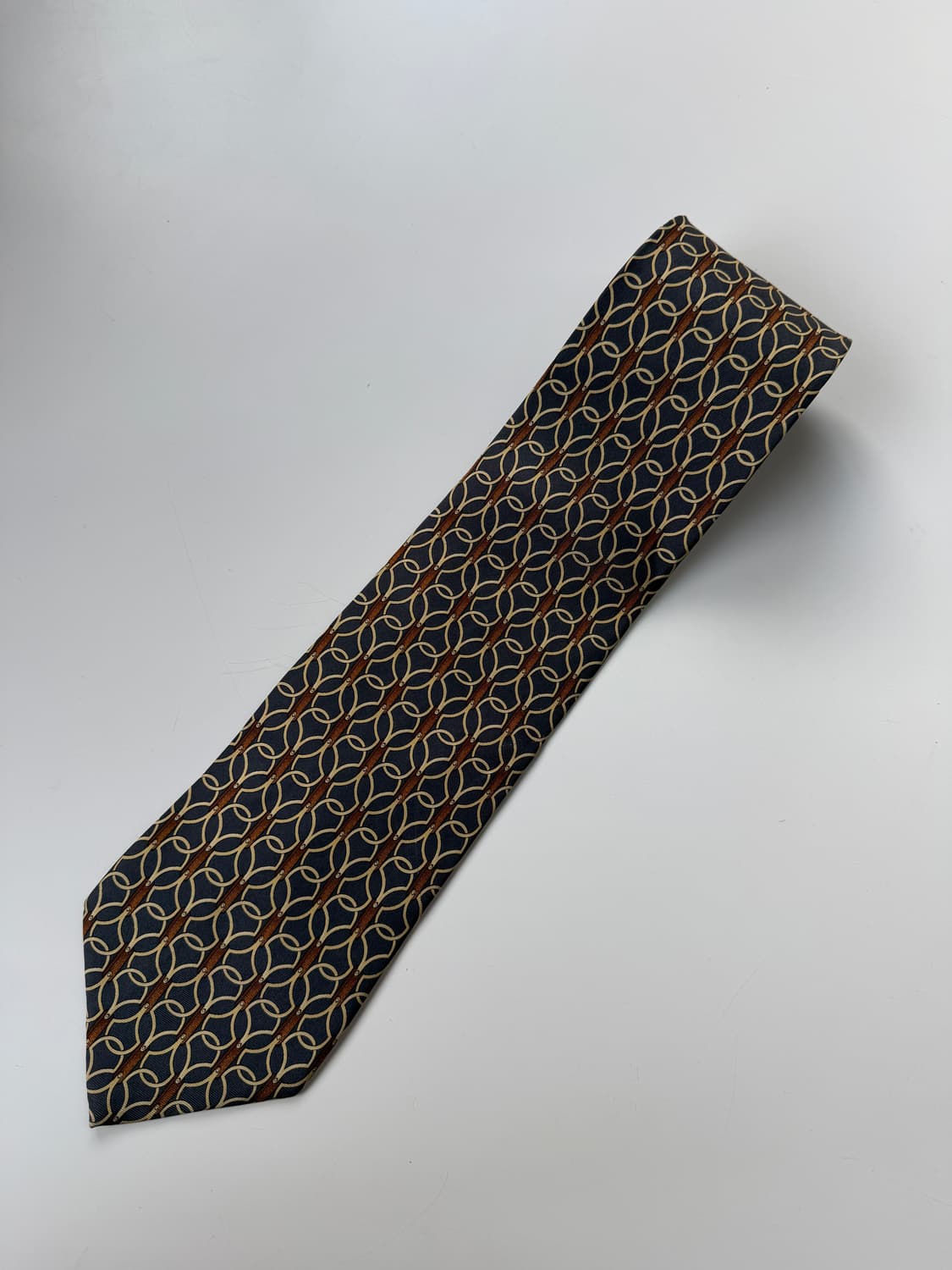 롱샴 (LONGCHAMP) 실크 넥타이 9.5cm 상품이미지1