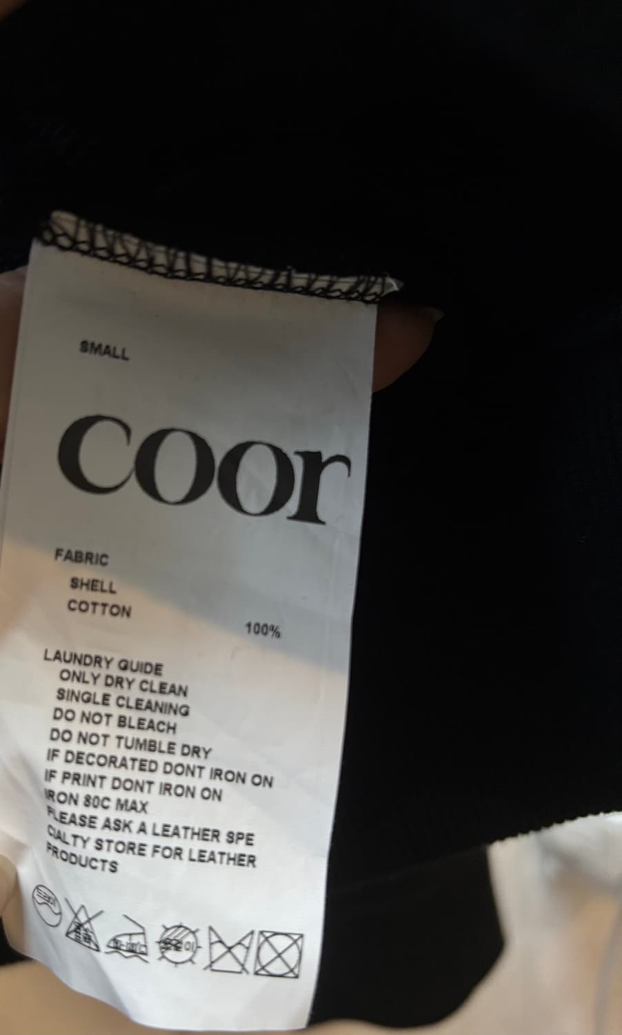 coor 쿠어 미니멀 코튼 후디드 집 점퍼 상품이미지6