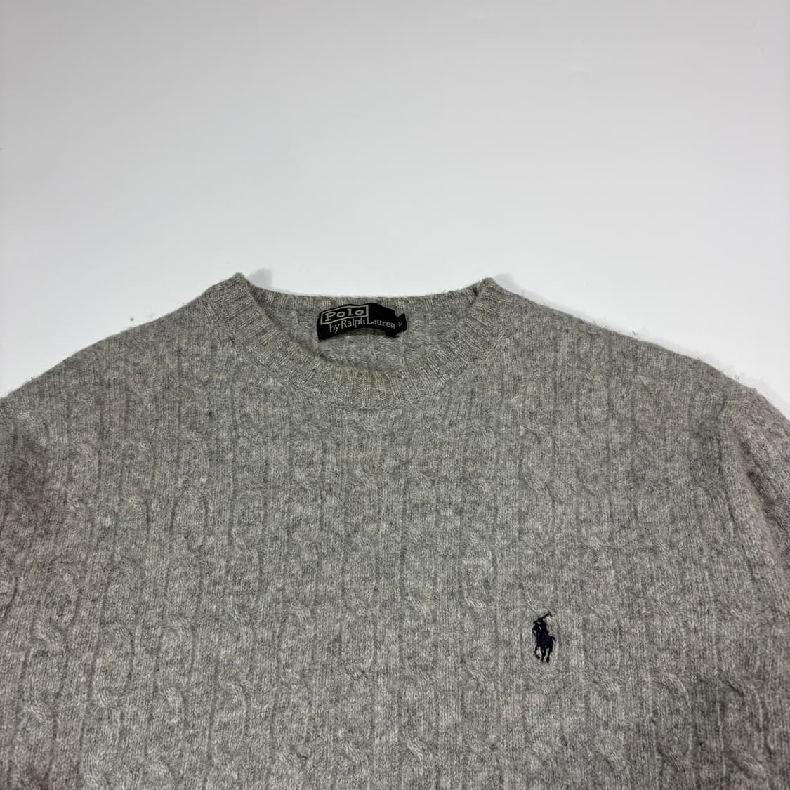 폴로 랄프로렌 그레이 케이블 니트 상품이미지2