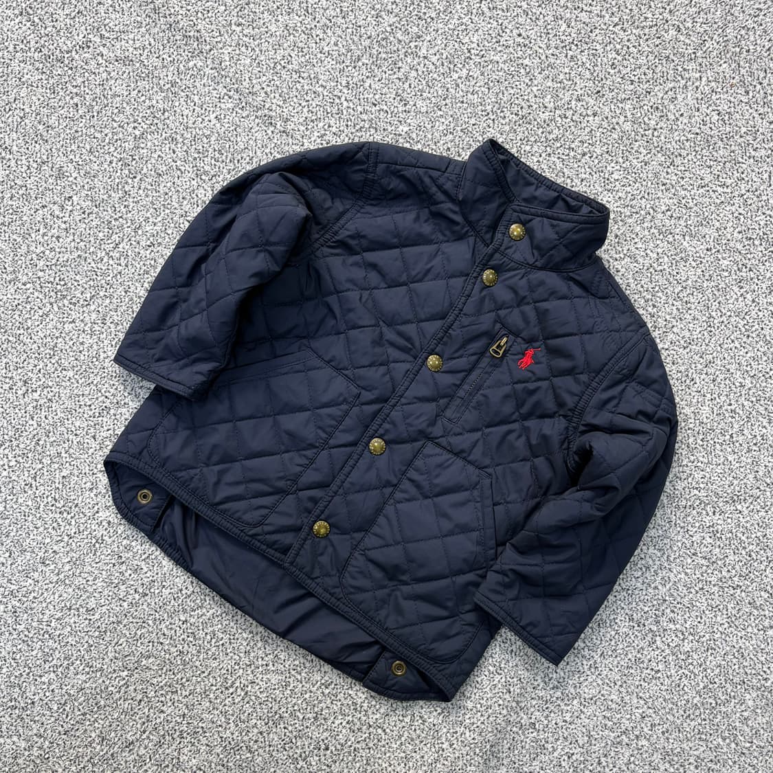 2/2T 폴로 키즈 포니 퀄팅 자켓 0319J 상품이미지1