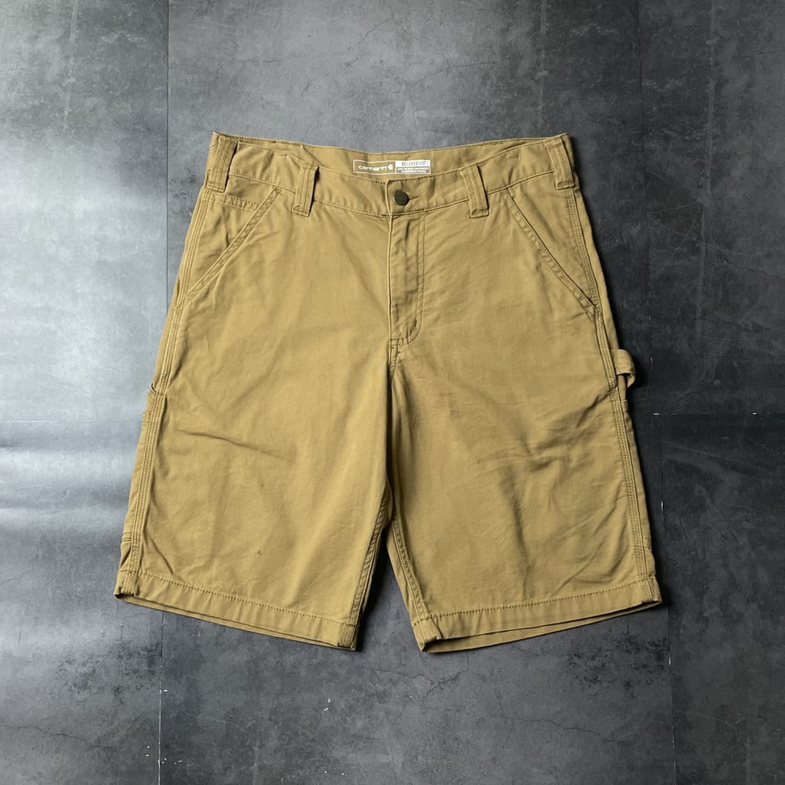 CARHARTT 칼하트103652 카멜 카펜터 워크 하프팬츠 A01051 상품이미지1