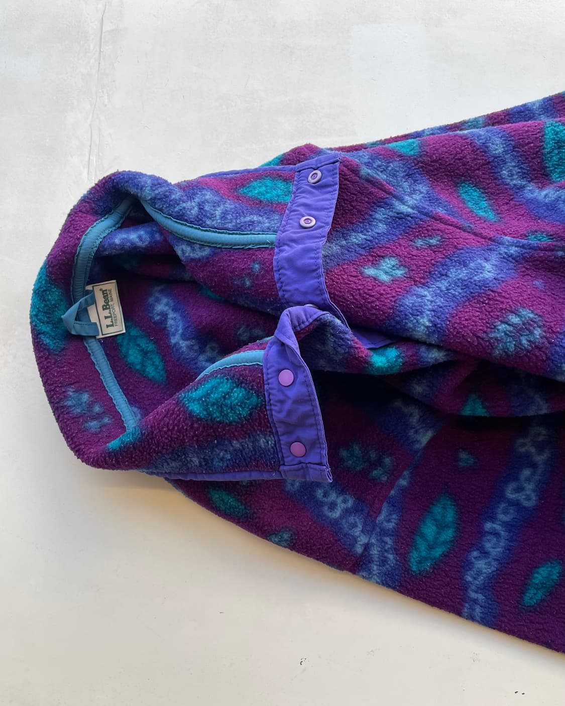 L.L. Bean pattern fleece snap-t 엘엘빈 스냅티 상품이미지6