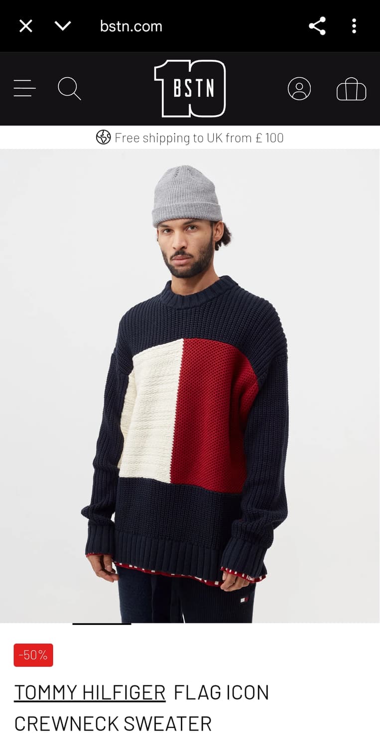 타미힐피거 니트 상품이미지1