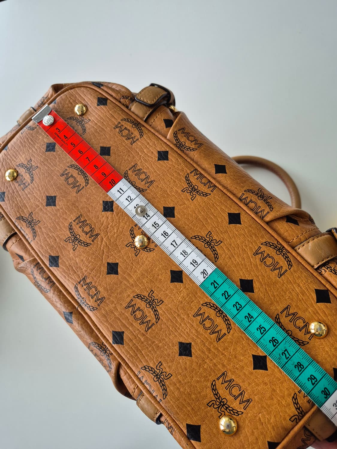 MCM 비세토스 브라운 토트백 상품이미지8