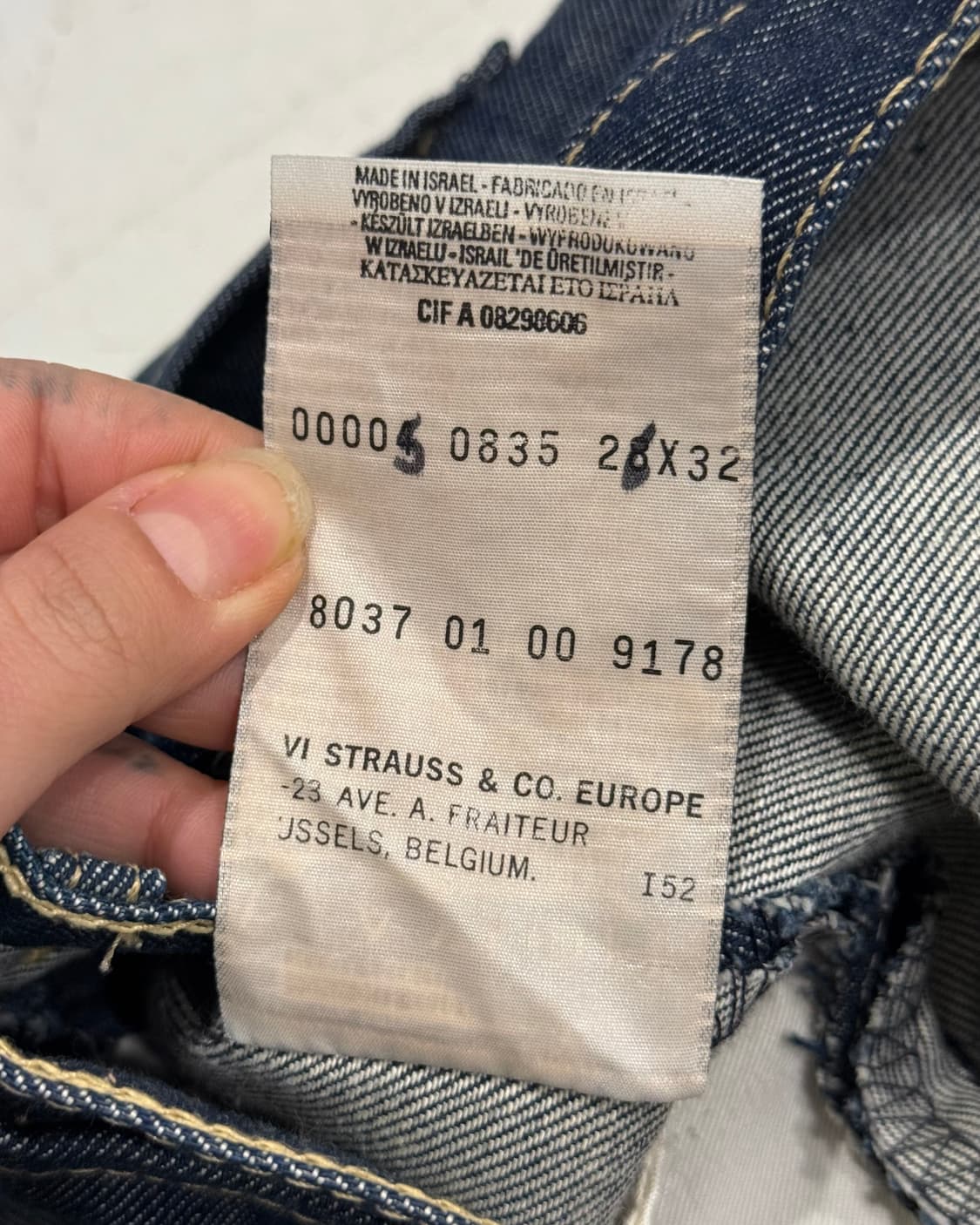 Levis 00s 엔지니어드 데님 스커트  상품이미지4