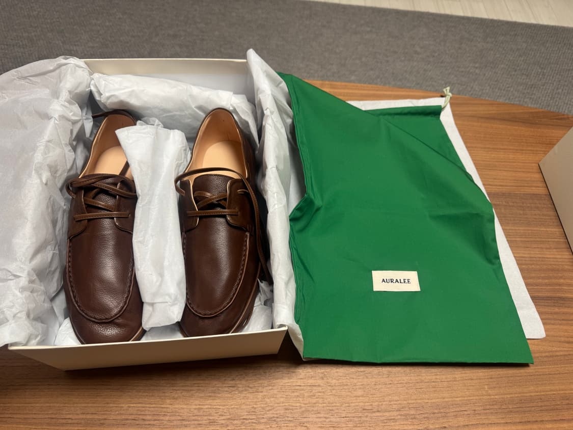 오라리 덱슈즈 로퍼 브라운 270 상품이미지2