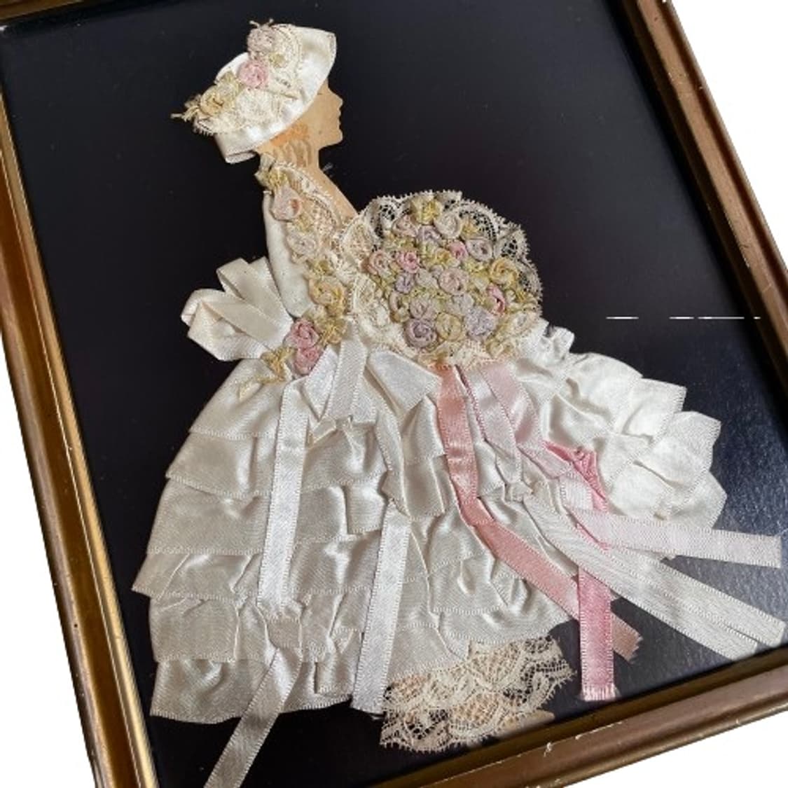 앤틱 크레놀린 레이디 레이스 액자 상품이미지2