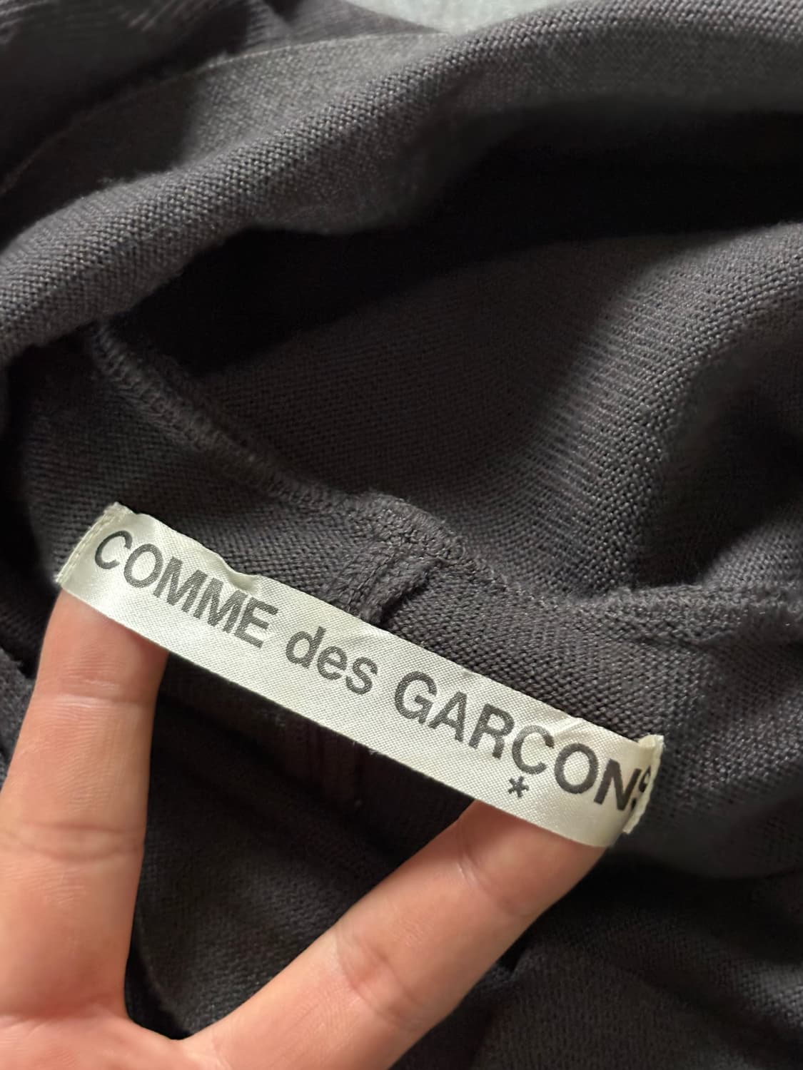 Comme des Garcons 꼼데가르송 97s 울 셔링 슬리브리스 상품이미지3