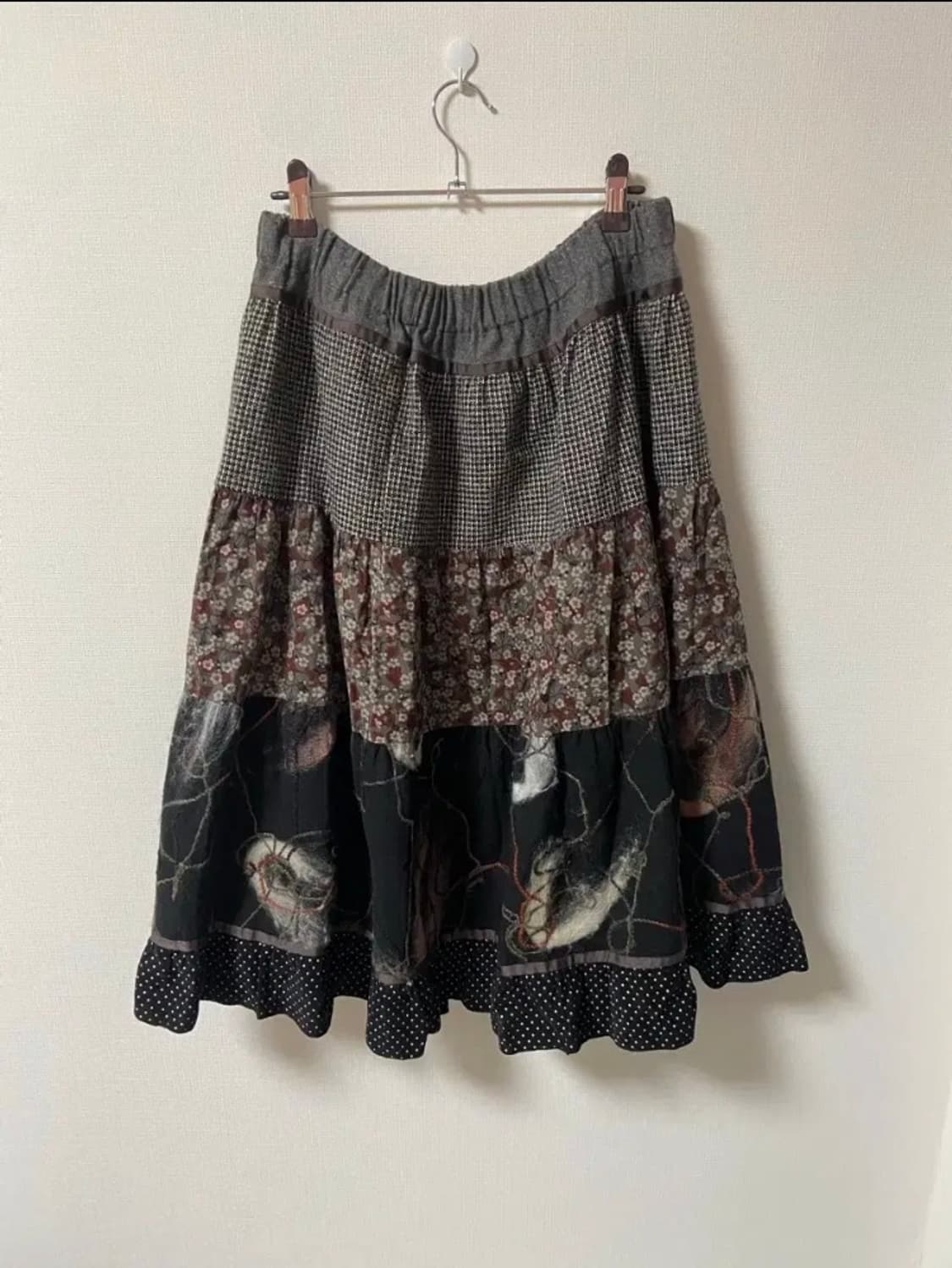 빈티지 고스 롱 스커트 상품이미지1