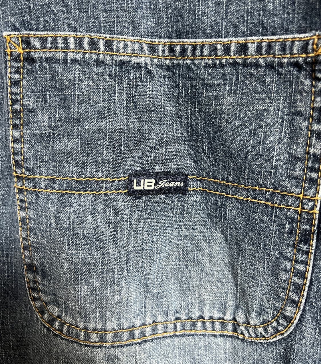 유니온베이 데님 와이드팬츠 오버롤 점프수트 M 상품이미지10