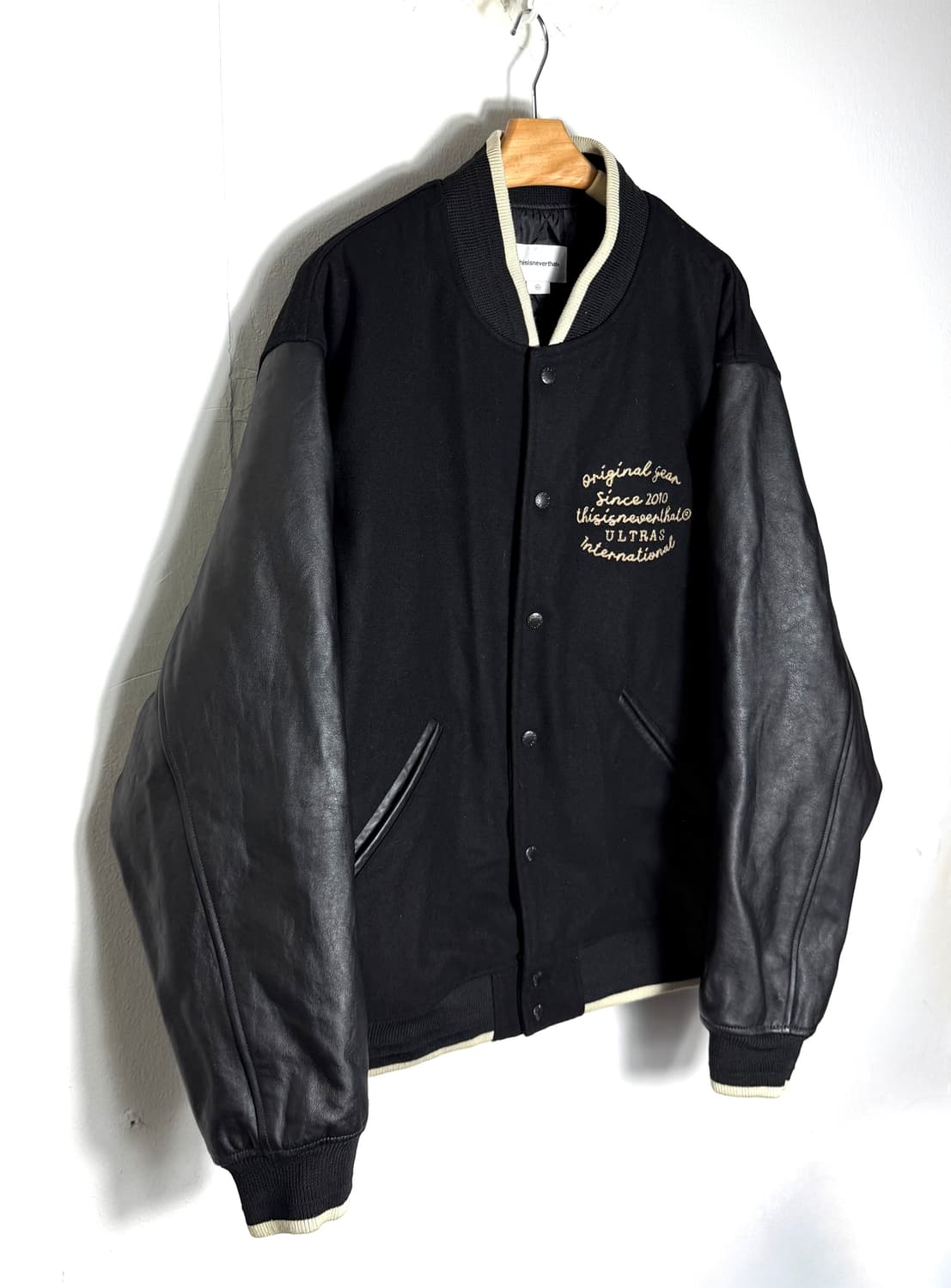 디스이즈네버댓 바시티자켓 디네댓 가죽자켓 레더자켓 스타디움자켓 상품이미지1