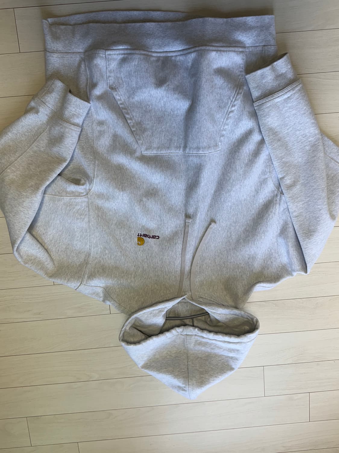 칼하트 후디드 아메리칸 스크립트 스웻 상품이미지1