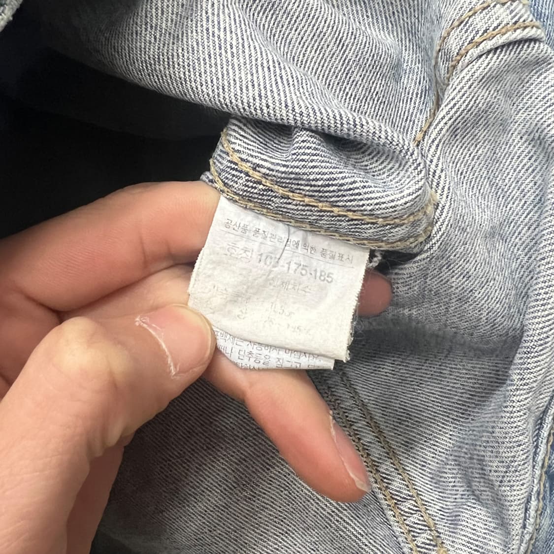 BOBSON 밥슨 트러커 데님 청자켓 105 상품이미지4