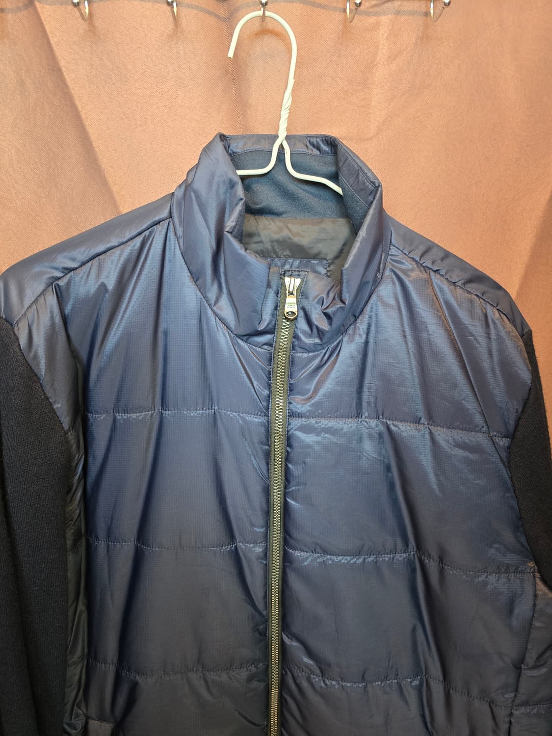 JDX니트배색 경량패딩 상품이미지1