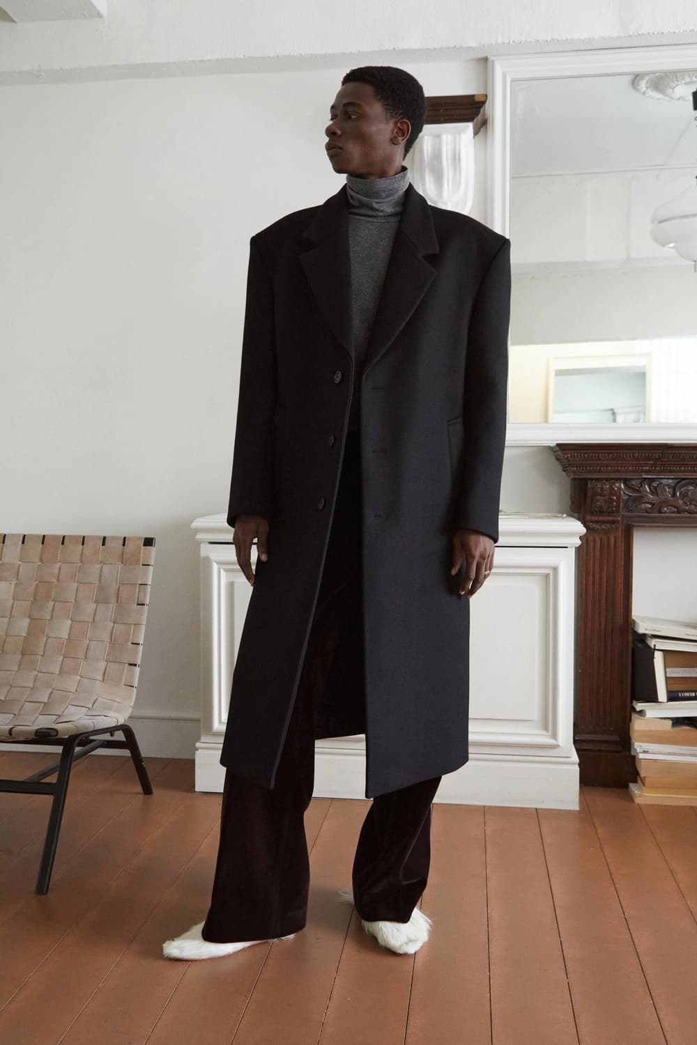 타일레 / 24FW 싱글코트 (Black, 2size) 상품이미지2