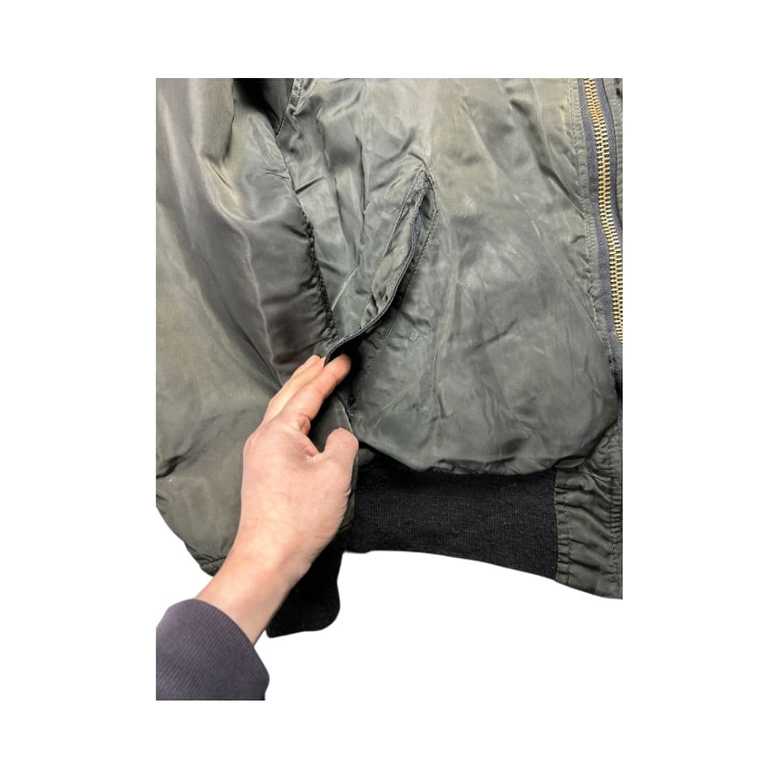 L) 알파인더 스트릿 80s USA MA-1 리버시블 플라이트 봄버 자켓 상품이미지6