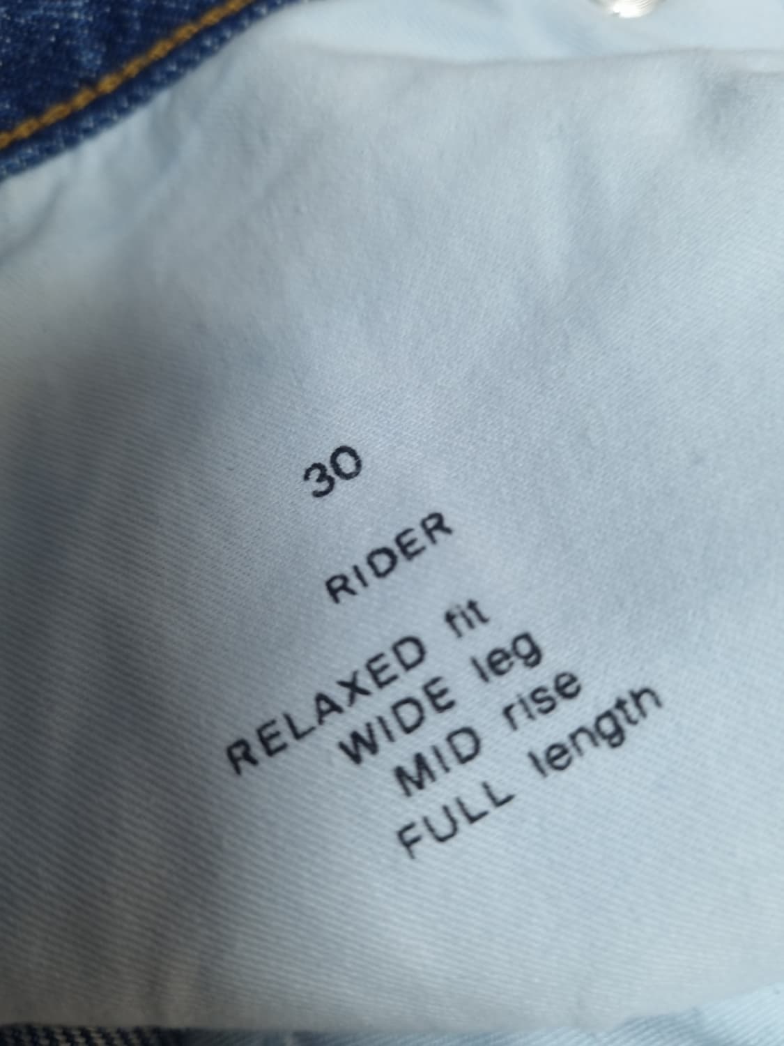 cos 라이더 와이드 레그 진 라이트 블루 상품이미지9