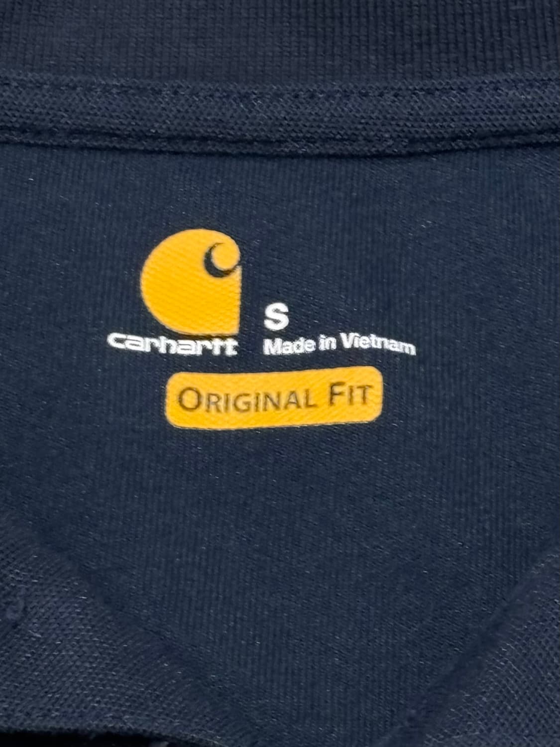 칼하트 네이비 반팔 카라티 상품이미지6