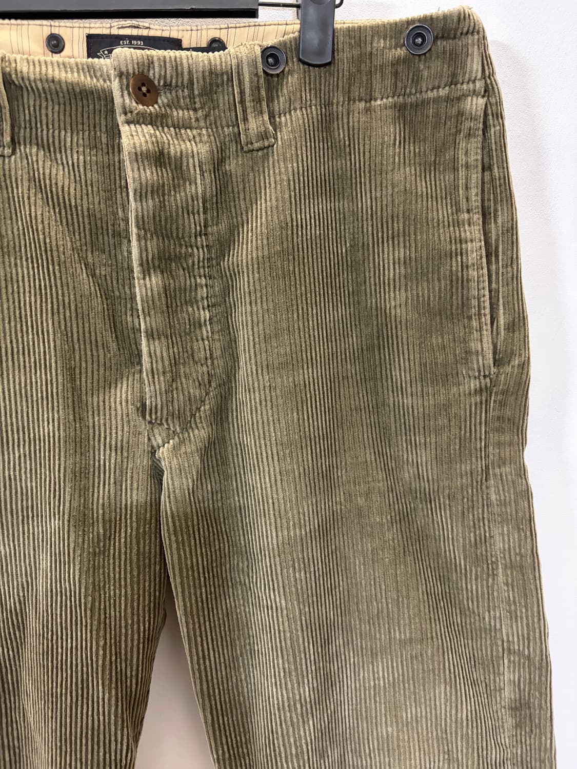 더블알엘 코듀로이 팬츠 32 (올리브) 상품이미지5