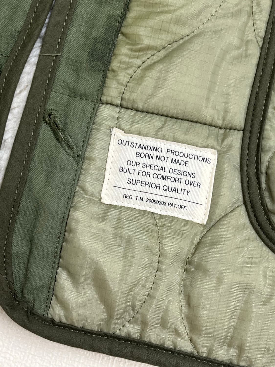 아웃스탠딩 퀄팅자켓 내피 M 상품이미지4