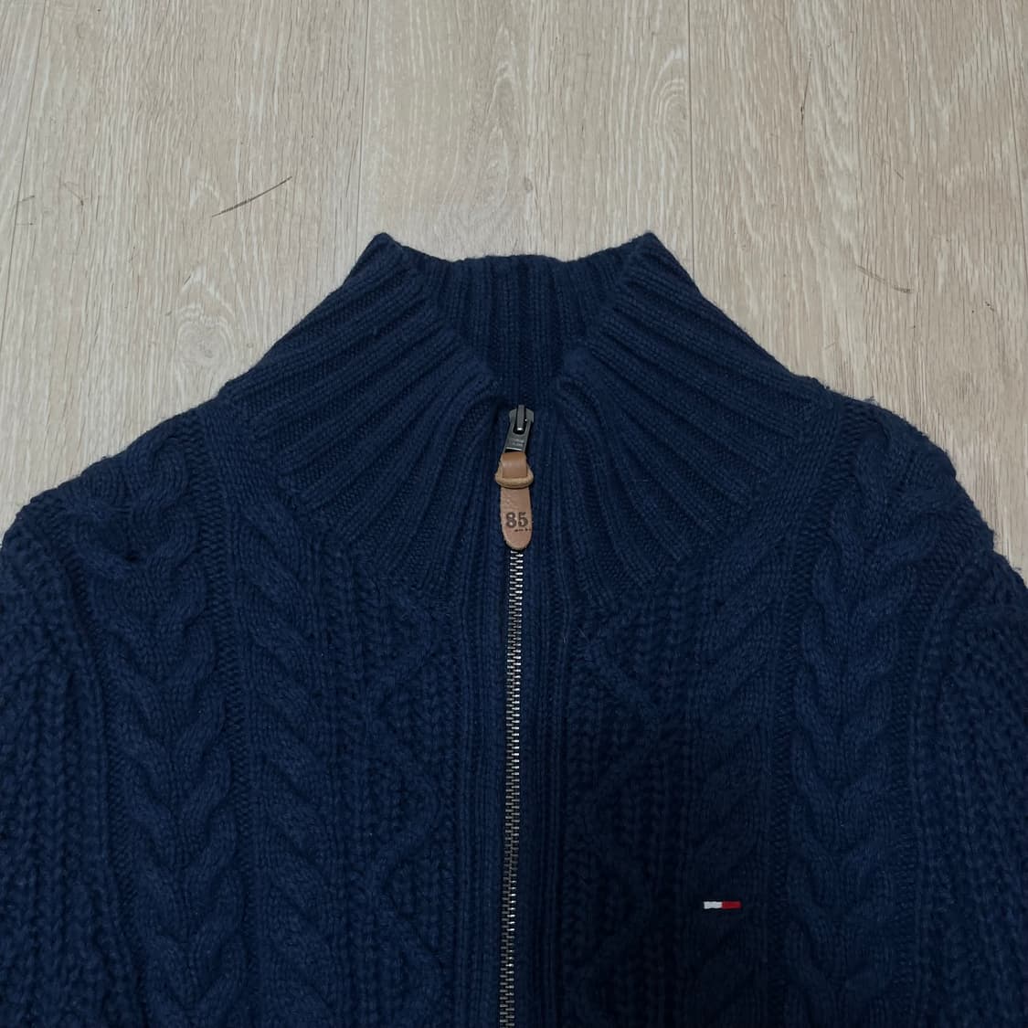 타미힐피거 여성 꽈배기 니트 집업 S/90 상품이미지2