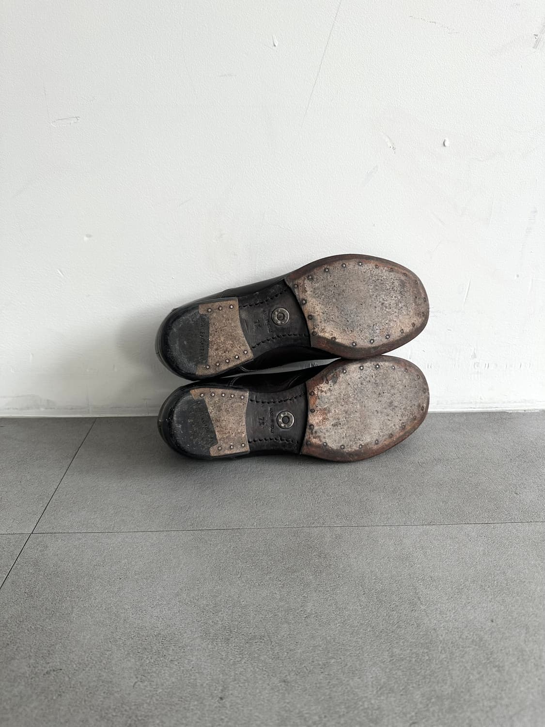 돌체앤가바나 투톤 와이드 스퀘어토 더비슈즈 상품이미지8