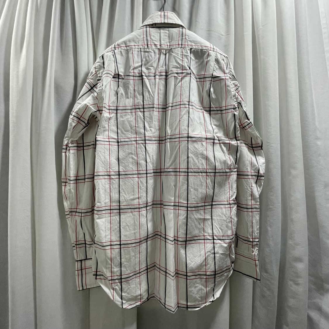 톰브라운/ 라운드 카라 트리콜로 체크 셔츠/ 2 상품이미지2