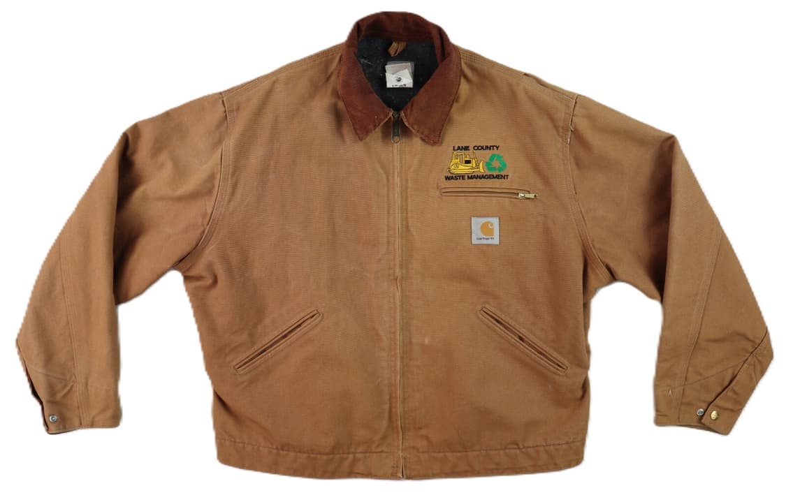 칼하트 J01 디트로이트 커스텀 자켓 브라운 상품이미지1