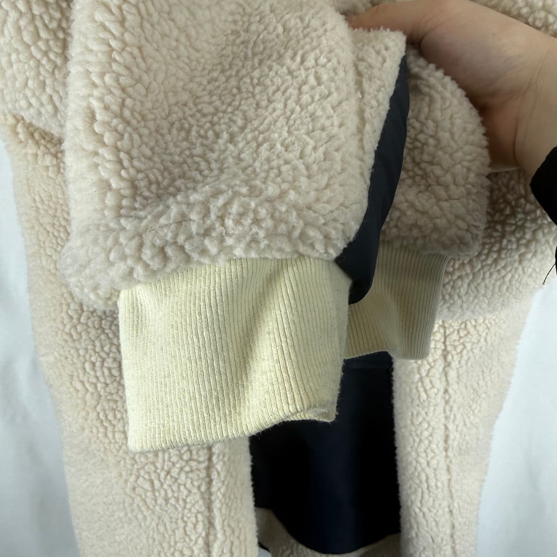 100) 인터크루 양털 플리스 아노락 상품이미지4